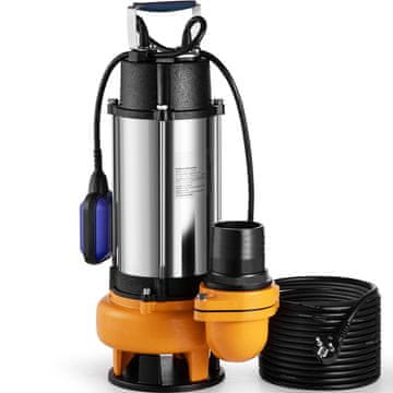 VEVOR Potopna vodna črpalka WSD55-18-2.2B(A), 2200W, 10 m kabel, 60000L/h