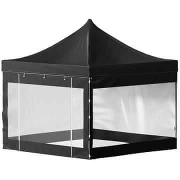 VEVOR Nadstrešek šotor samostoječi paviljon 304.8x304.8 cm črn