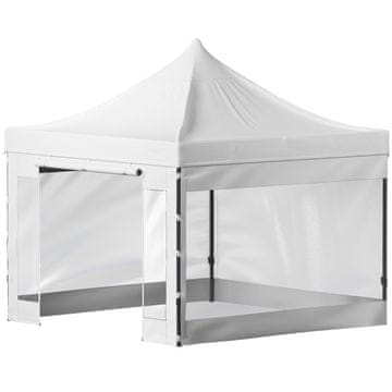 VEVOR Nadstrešek šotor z odstranitelnimi stranskimi stenami, 304.8x304.8 cm, bel