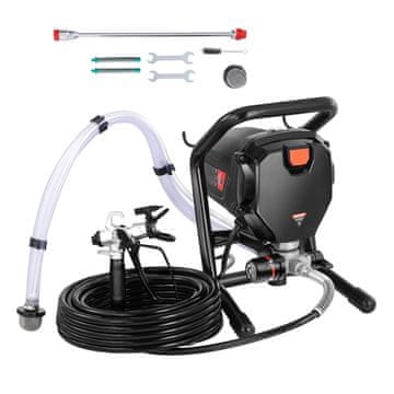 VEVOR Stojalo za barvanje, brezzrčno električno 750W 3000PSI, ročno, nastavljivo