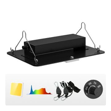 VEVOR LED rastlinska svetilka 150W PGL-C1 30x40x12 cm z zatemnitvijo