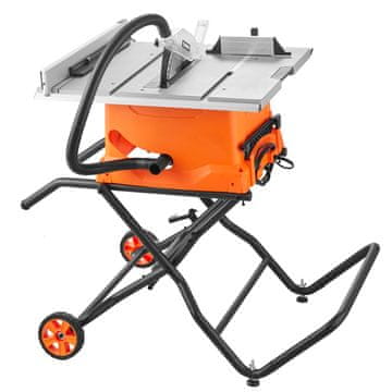 VEVOR Namizna žaga 25.4 cm rezilo s stojalom 63.5 cm kapaciteta rezanja električna