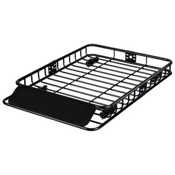 VEVOR Prtljažna košara za strešni nosilec 130.5x91.5x12.7 cm Črna