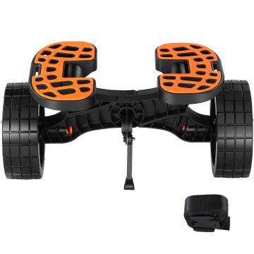 VEVOR Voziček za kajak 655x305x310 mm nastavljiv, snemljiv, močan, nosilnost 145 kg