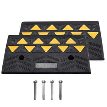 VEVOR Komplet 2 ramp za robnik 48.3x33x12.7 cm črna