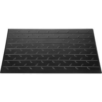 VEVOR Threshold rampni pokrov za kable s 3 kanali 61x106x10.2 cm črn