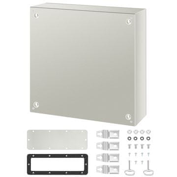 VEVOR Električna omarica SPT 60x60x20 cm sivo-bela