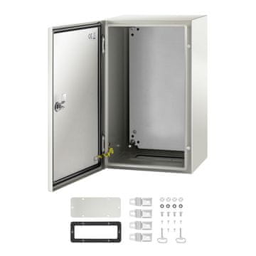 VEVOR Električna omarica SPT 50.8x30.5x25.4 cm siva