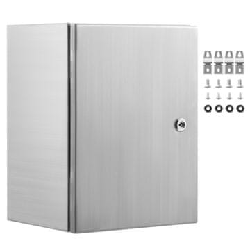 VEVOR Električna omarica 40.6x30.5x15.2 cm jeklo, stenska montaža