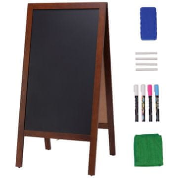 VEVOR Tabla za kredo 508x1016x34 mm rjava