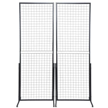 VEVOR Dvojni stolp mrežne stenske plošče 61x170.7 cm, samostoječi, 2 kosa