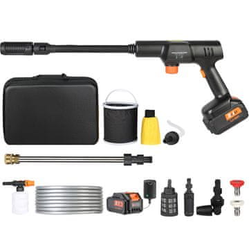 VEVOR Brezžični ročni visokotlačni čistilec 652 PSI 1.0 GPM 28x22x8 cm