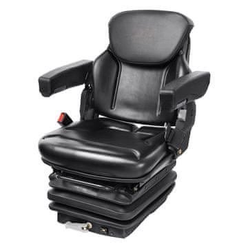 VEVOR Sedež za traktor TY-A14 59x56x75.5 cm Črn