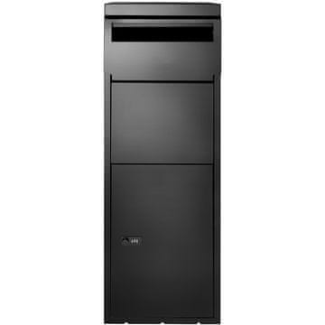 VEVOR Škatla za dostavo paketov 35.3x29.5x106.7 cm črna
