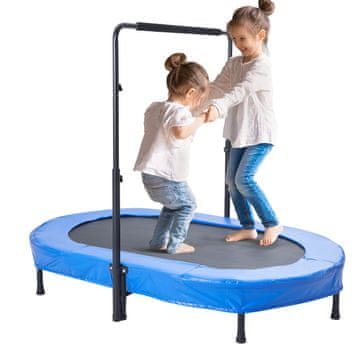 VEVOR Otroški trampolin 1435x970x965 mm modre barve