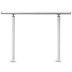 VEVOR Zunanja ograja za stopnice, 91x91 cm, bela
