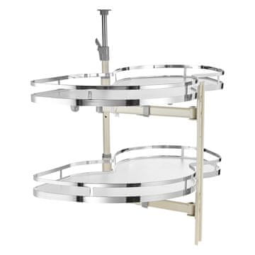 VEVOR Organizator za kotno omaro z desnim odpiranjem 850x490x780 mm nastavljiv