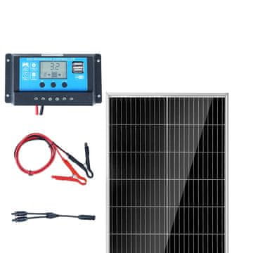 VEVOR Komplet sončnih panelov S100 1095x450x29 mm 200W