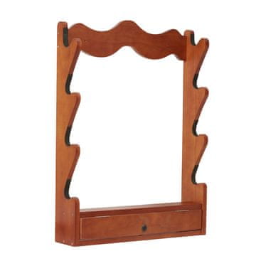 VEVOR Stojalo za puške 840x610x140 mm svetlo rdeče