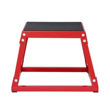 VEVOR Plyometrična skakalna škatla 44.5x44.5x30.5 cm rdeča