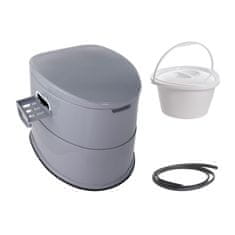 VEVOR Prenosni stranišče 500x467x400 mm siva