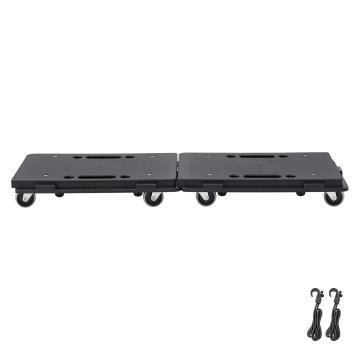 VEVOR Voziček za pohištvo 407.2x274.1x78 mm Črn