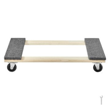 VEVOR Voziček za pohištvo 762x457.2x130 mm rjav