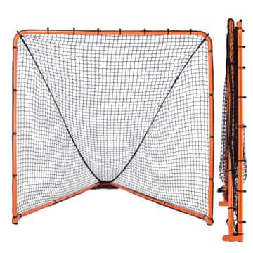 VEVOR Lacrosse gol 1960x1860x2150 mm oranž zložljiv