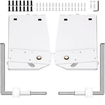 VEVOR Mehanizem za stensko posteljo vertikalen 340x205 mm bel