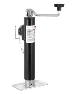 VEVOR Priklopni dvigalo za prikolico, varjen, cevastega tipa, vrtljivo, dvig 254 mm, višina 450-533 mm, ročaj