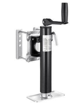 VEVOR Dvižni nosilec prikolice R20TSW-B 254 mm dvig, nosilnost 907 kg, kovinski