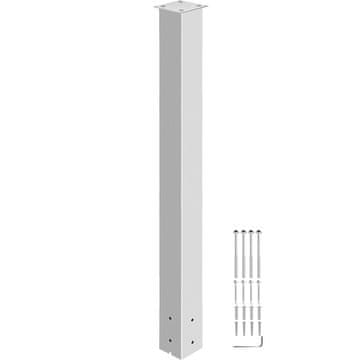 VEVOR Poštni nabiralnik, višina 109.5 cm, bela