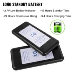 VEVOR Sistem za restavracijske pagere 16 kozarcev pagerjev 23.5x15.8x3.6 cm zaslon na dotik
