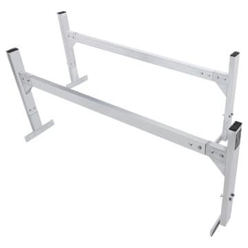 VEVOR Van strešni nosilec za lestev, nastavljiva dolžina 1300x2060 mm, nosilnost 181 kg, aluminij