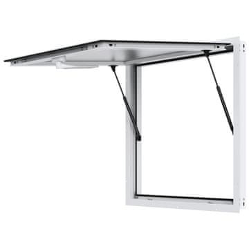 VEVOR Okensko okno 36x36 cm, aluminij zlitina, okno za strežbo hrane na tovornjaku