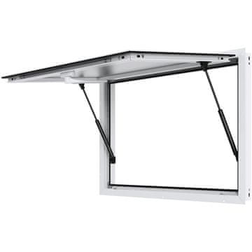 VEVOR Okensko okno 91.5x61 cm aluminij zlitina, servisni okno za hrano na tovornjaku