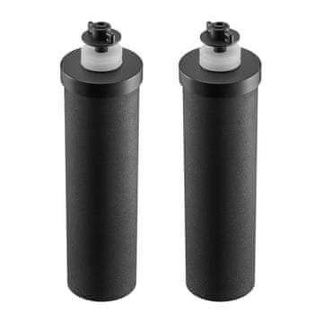VEVOR Komplet za zamenjavo vodnega filtra 2 kosa 62x243 mm črna