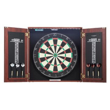 VEVOR Komplet omarice za tarčo 45x3.8 cm rjava