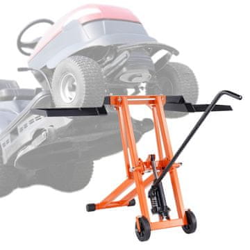 VEVOR Dvigalo za kosilnico hidravlični dvigalko 102.1x102.6x12.4 cm oranžno