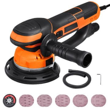 VEVOR Naključno orbitalno brusilno orodje dvojno delovanje 355x158x150 mm