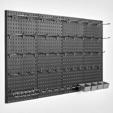 VEVOR Plošča za obešanje 24x12x1.9 cm Črna