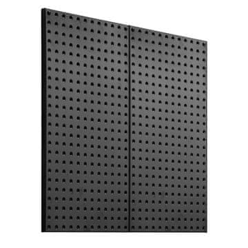 VEVOR Plošča za obešanje 24x12x0.75 in Črna