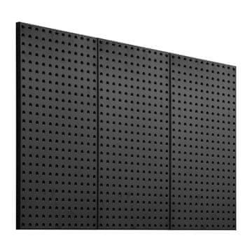 VEVOR Plošča za obešanje 24x12x0.75 in Črna