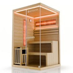 Homestar Sauna kabina Vantaa 120x120 cm naravna