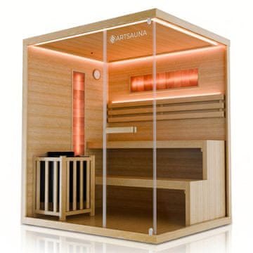 Homestar Sauna kabina Vantaa 175x140 cm naravna
