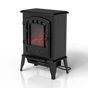 Homestar Električni kamin 2000W črne barve