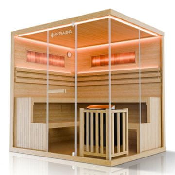 Homestar Sauna kabina Vantaa 200x160 cm naravna
