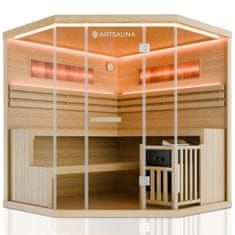 Homestar Sauna kabina Vantaa 180x180 cm naravna