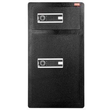 VEVOR Varnostna omarica SS-900SM 900x480x420 mm Črna
