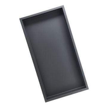 VEVOR Niche za prho 33.0x63.5x10.2 cm črna